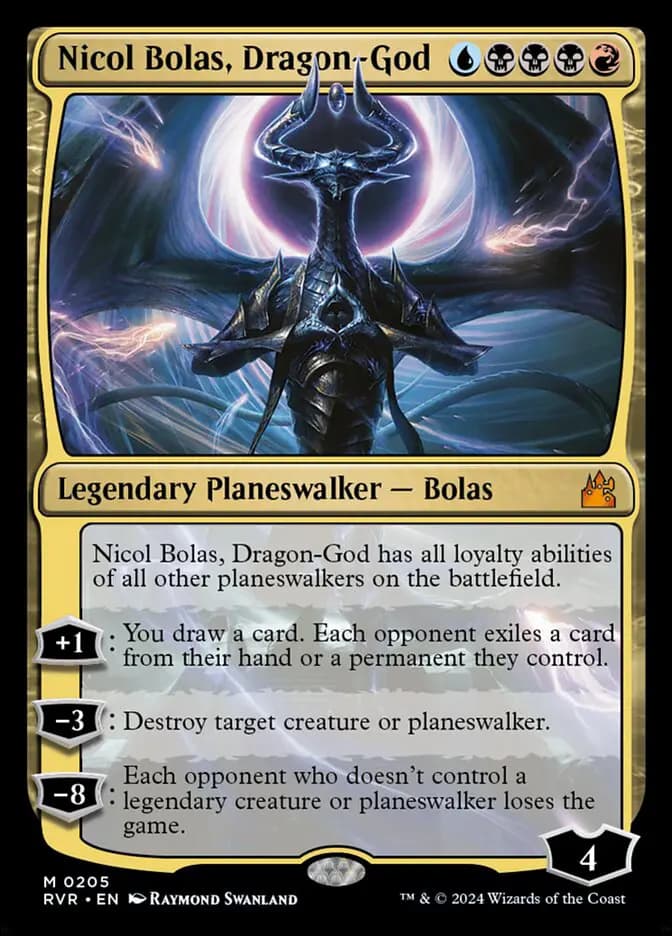 Card image of Nicol Bolas, Dragon-God