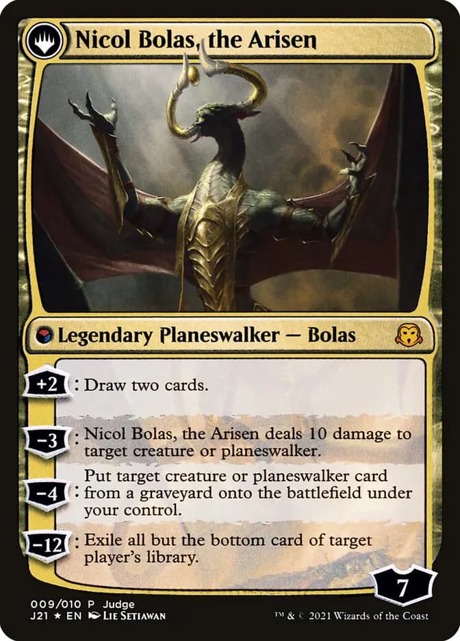 Card image of Nicol Bolas, the Ravager / Nicol Bolas, the Arisen