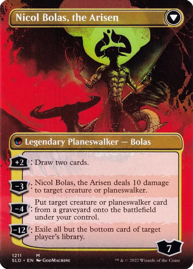 Card image of Nicol Bolas, the Ravager / Nicol Bolas, the Arisen