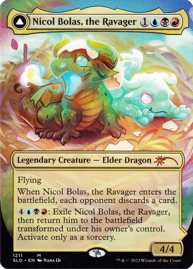 Card image of Nicol Bolas, the Ravager / Nicol Bolas, the Arisen