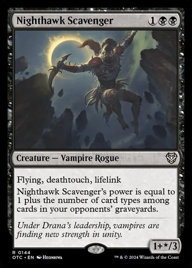Card image of Nighthawk Scavenger