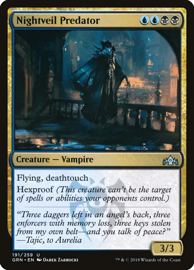 Card image of Nightveil Predator