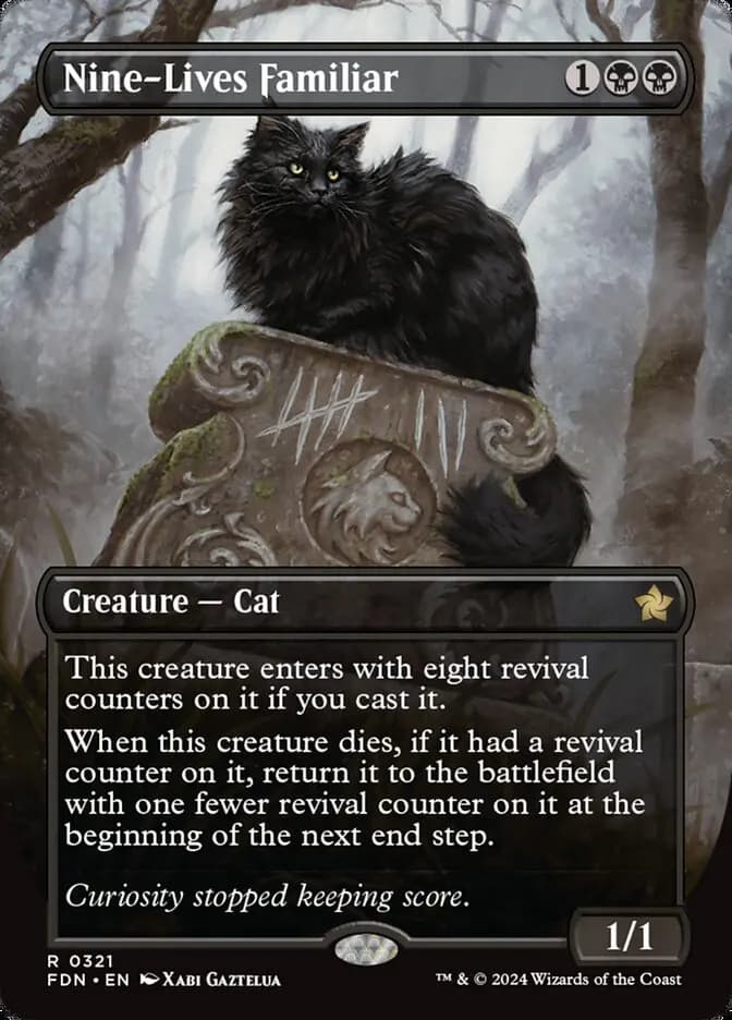 Card image of Nine-Lives Familiar