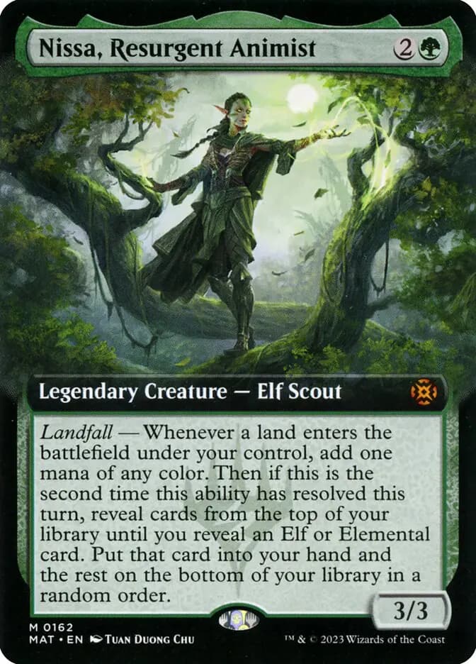 Card image of Nissa, Resurgent Animist