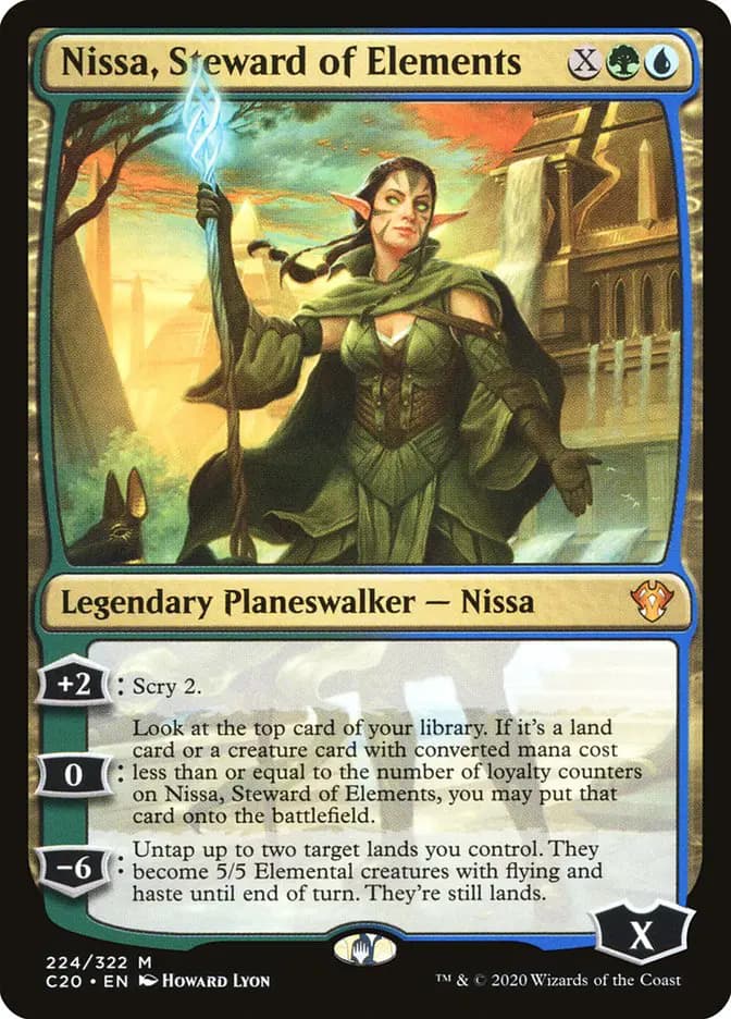 Card image of Nissa, Steward of Elements