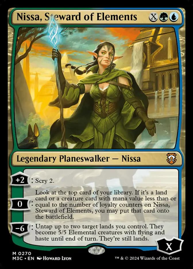 Card image of Nissa, Steward of Elements