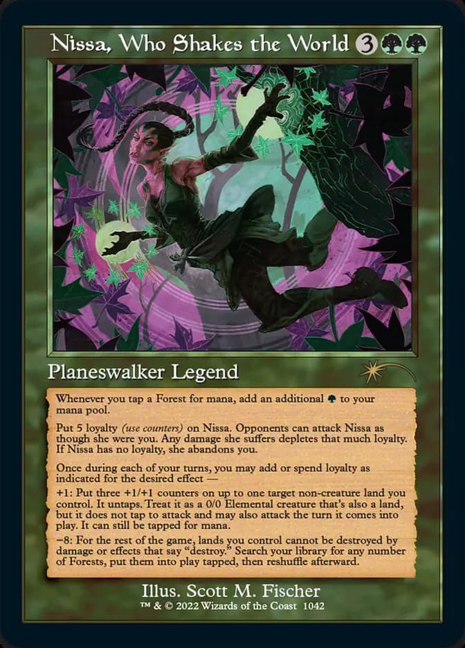 Card image of Nissa, Who Shakes the World
