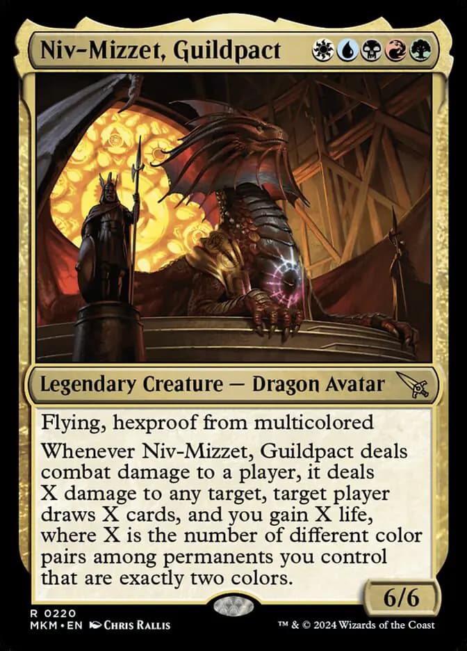 Card image of Niv-Mizzet, Guildpact