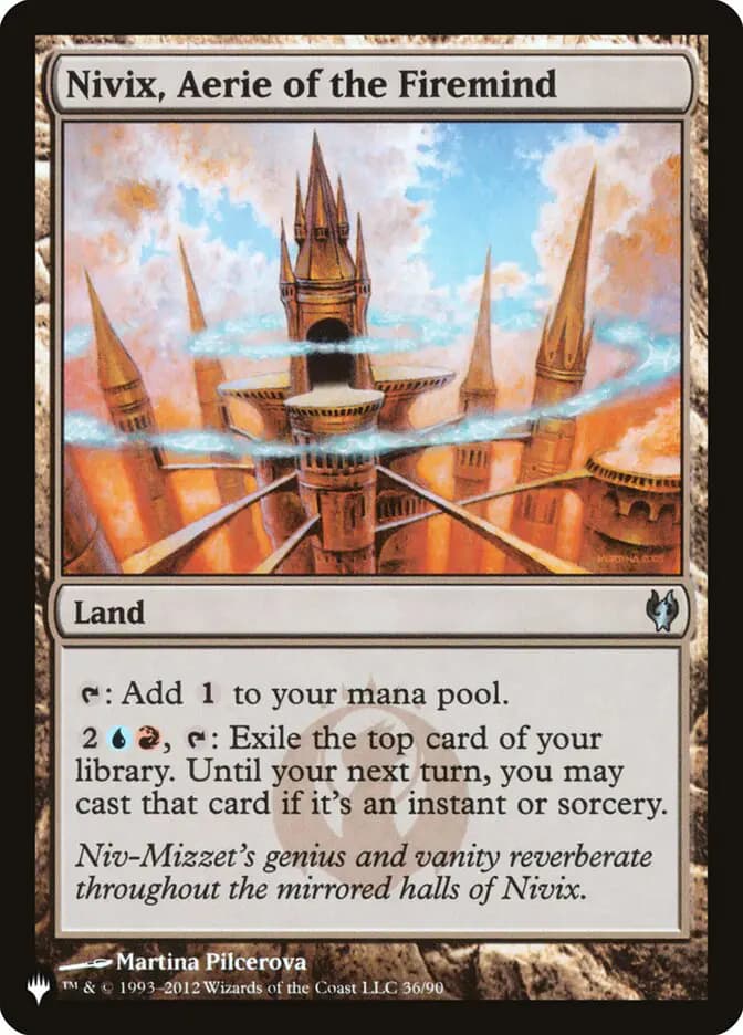Card image of Nivix, Aerie of the Firemind