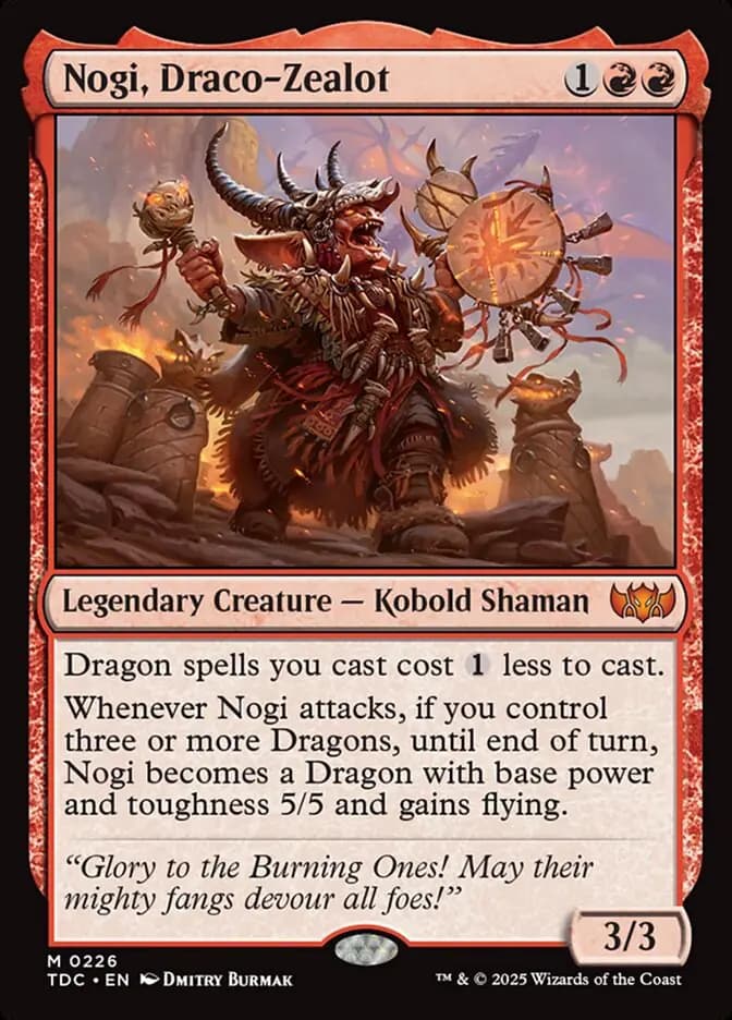 Card image of Nogi, Draco-Zealot