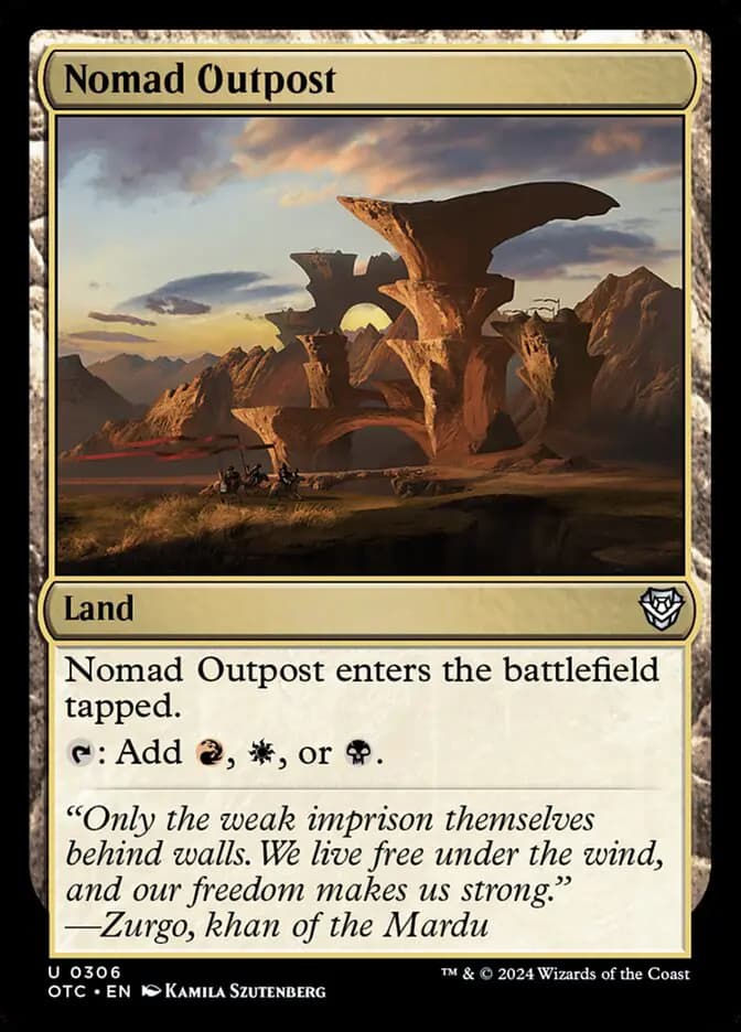 Card image of Nomad Outpost