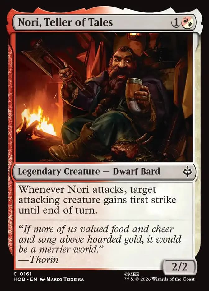 Card image of Nori, Teller of Tales