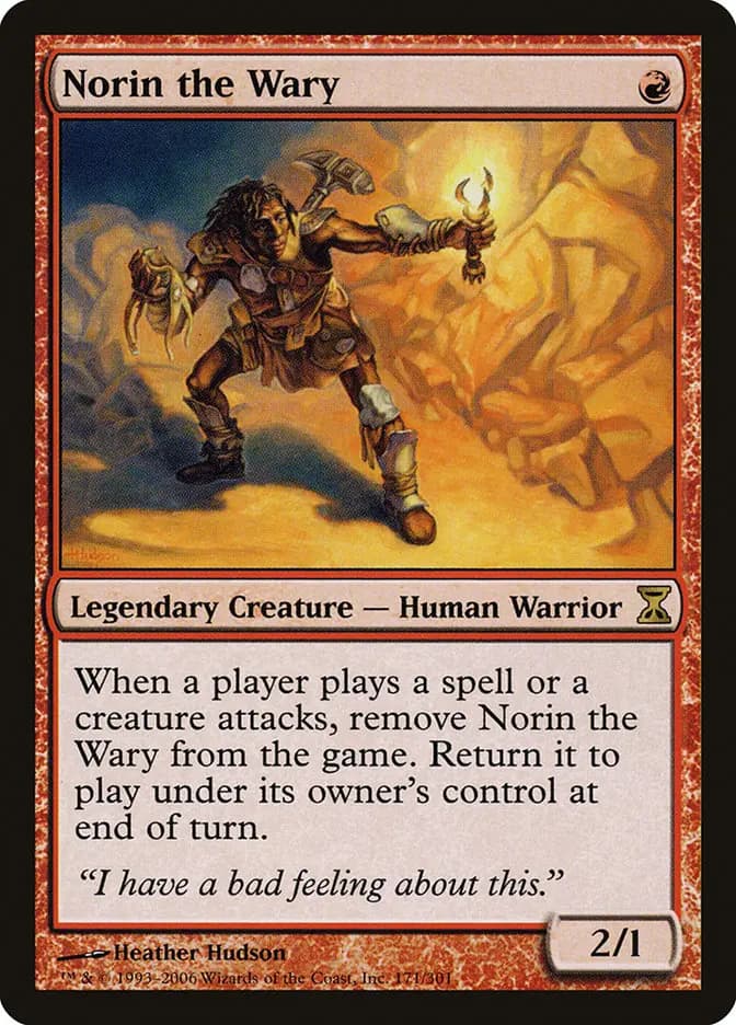 Card image of Norin the Wary