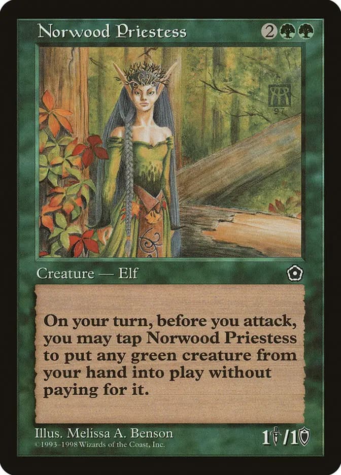 Card image of Norwood Priestess