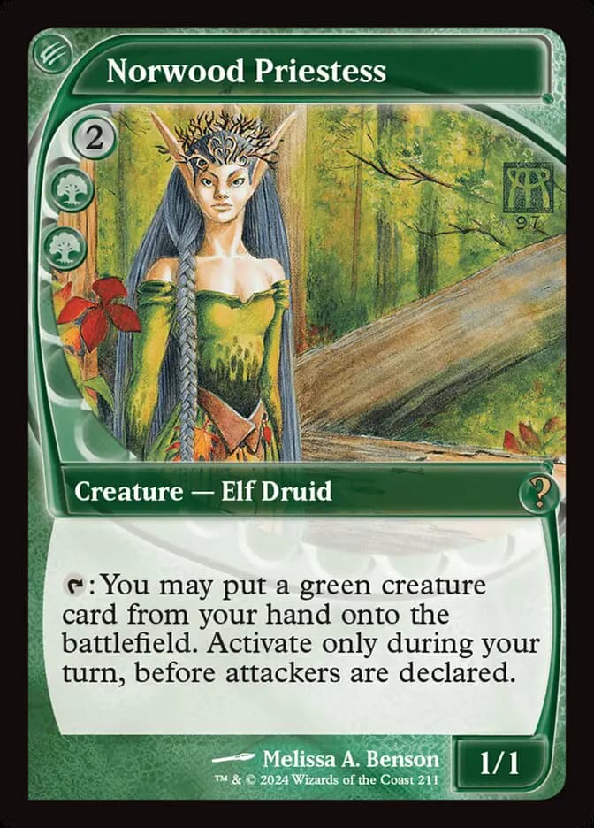 Card image of Norwood Priestess