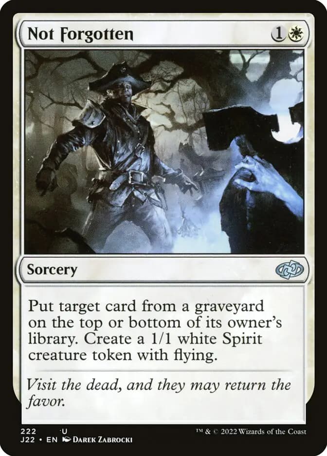 Card image of Not Forgotten