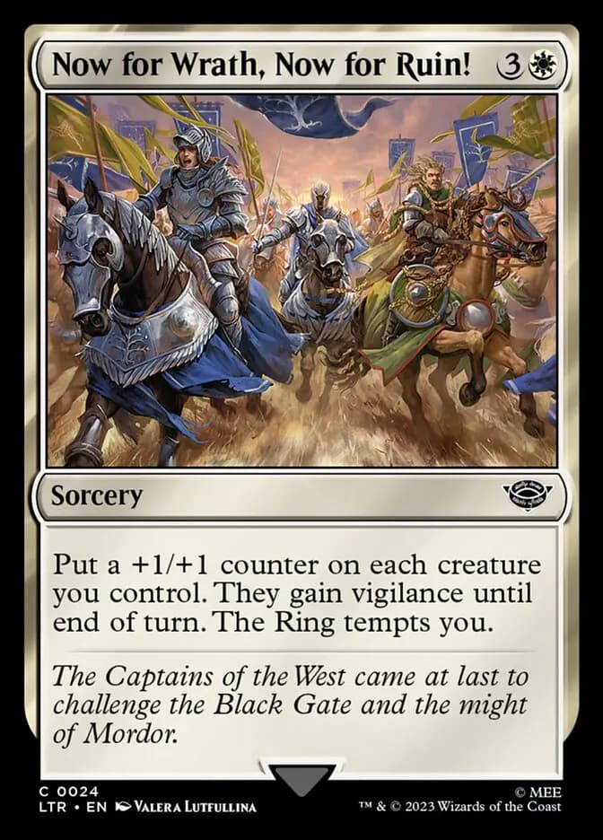 Card image of Now for Wrath, Now for Ruin!