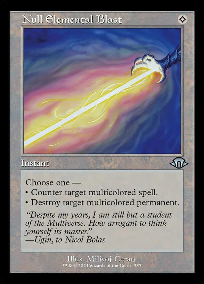 Card image of Null Elemental Blast