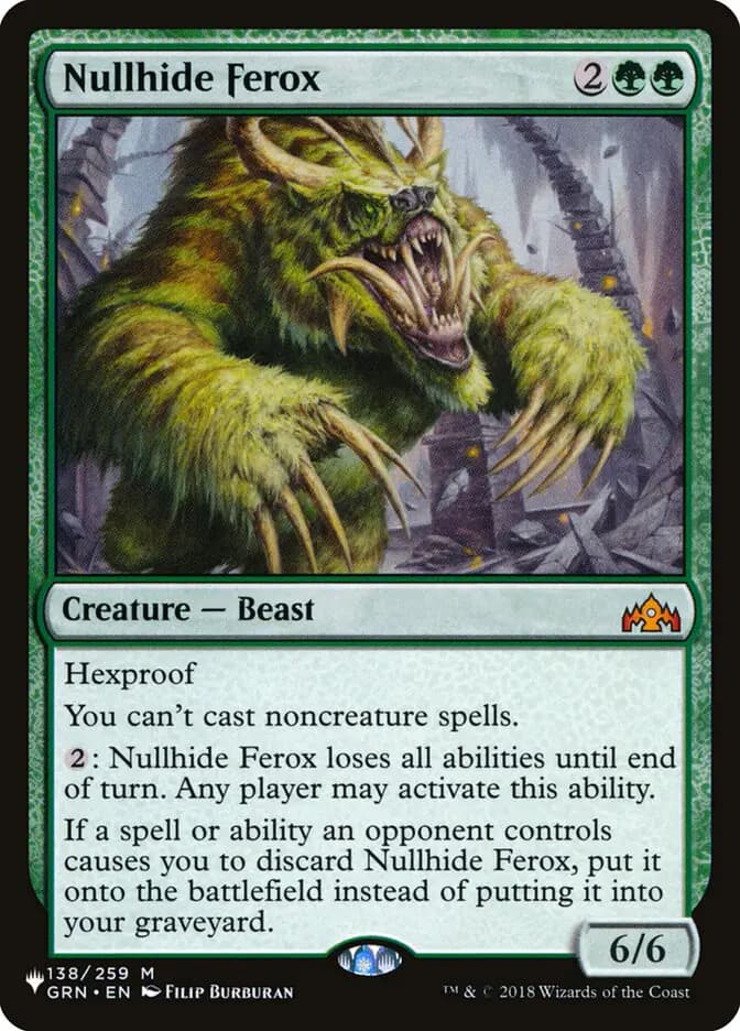 Card image of Nullhide Ferox