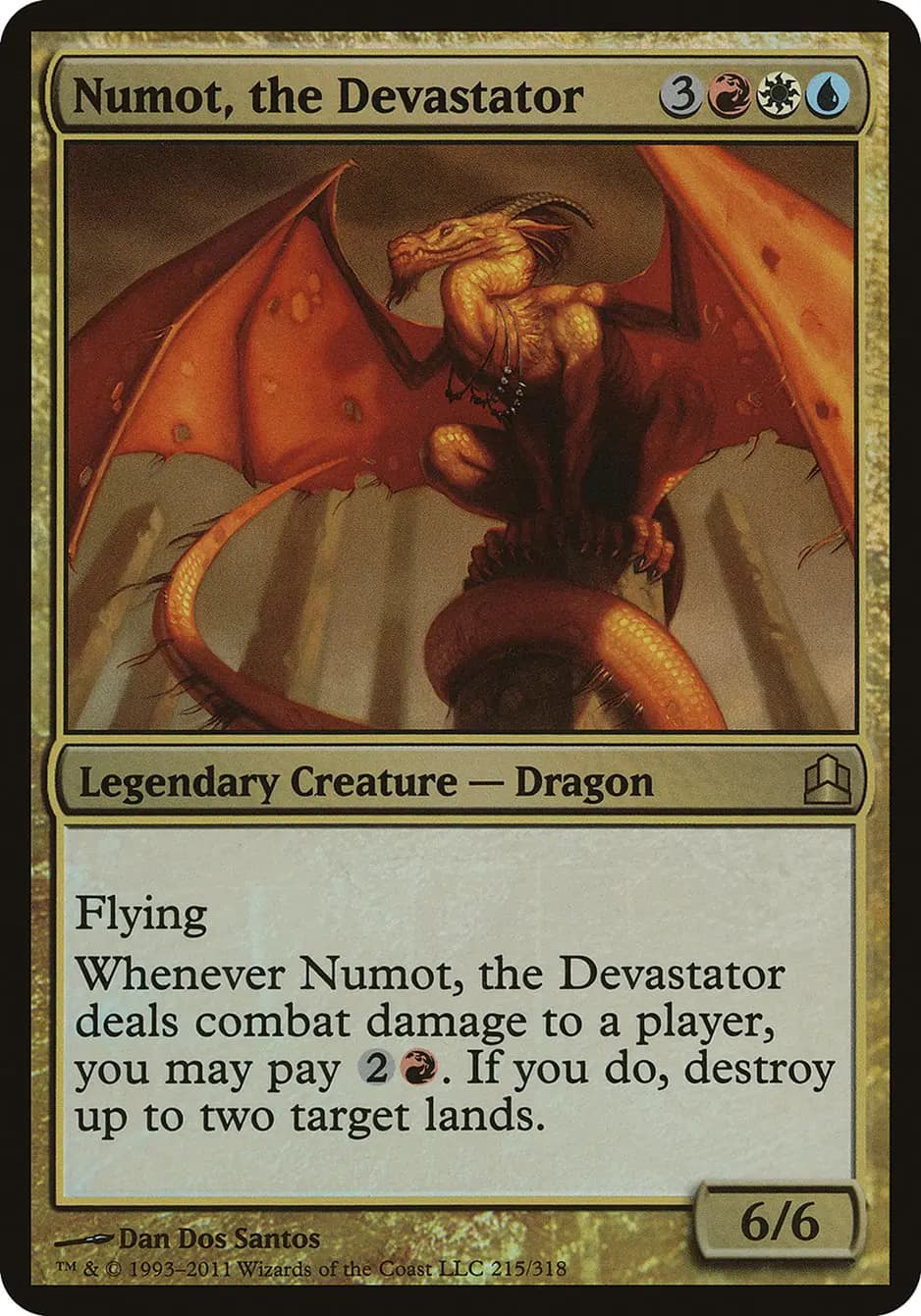 Card image of Numot, the Devastator