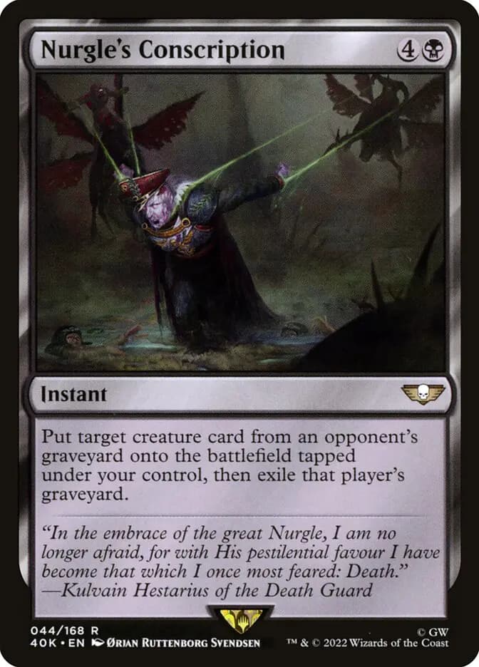 Card image of Nurgle's Conscription