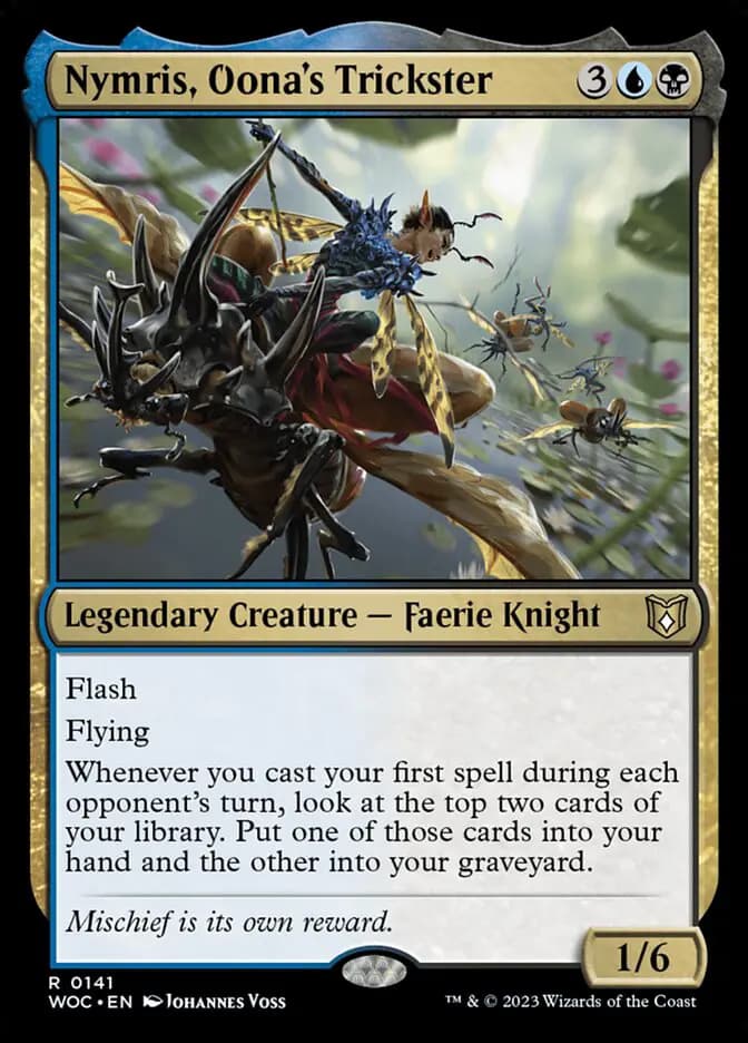 Card image of Nymris, Oona's Trickster