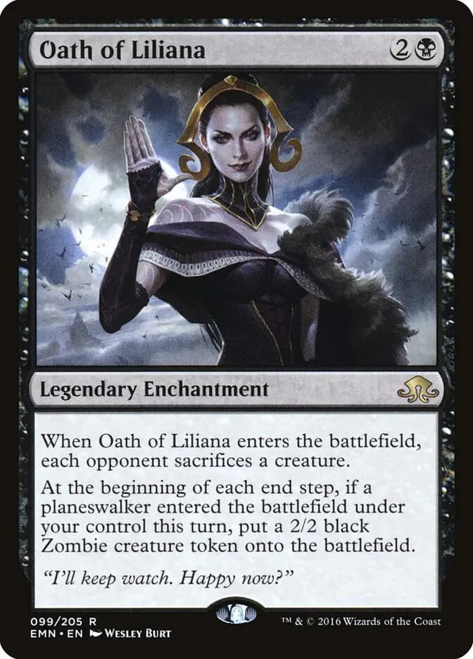 Card image of Oath of Liliana