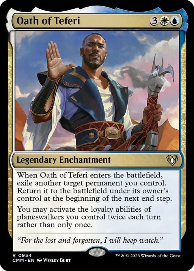 Card image of Oath of Teferi