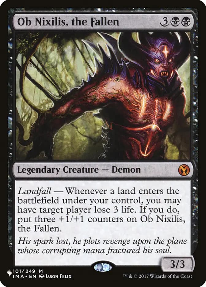 Card image of Ob Nixilis, the Fallen
