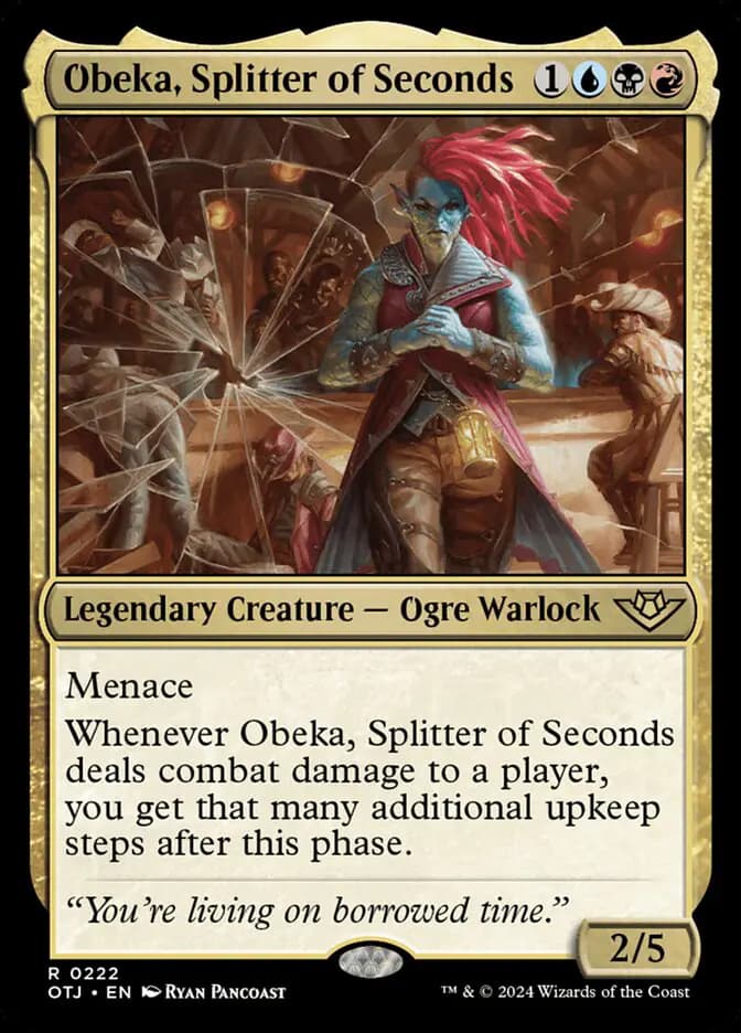 Card image of Obeka, Splitter of Seconds