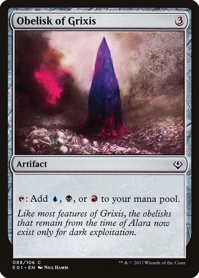 Card image of Obelisk of Grixis