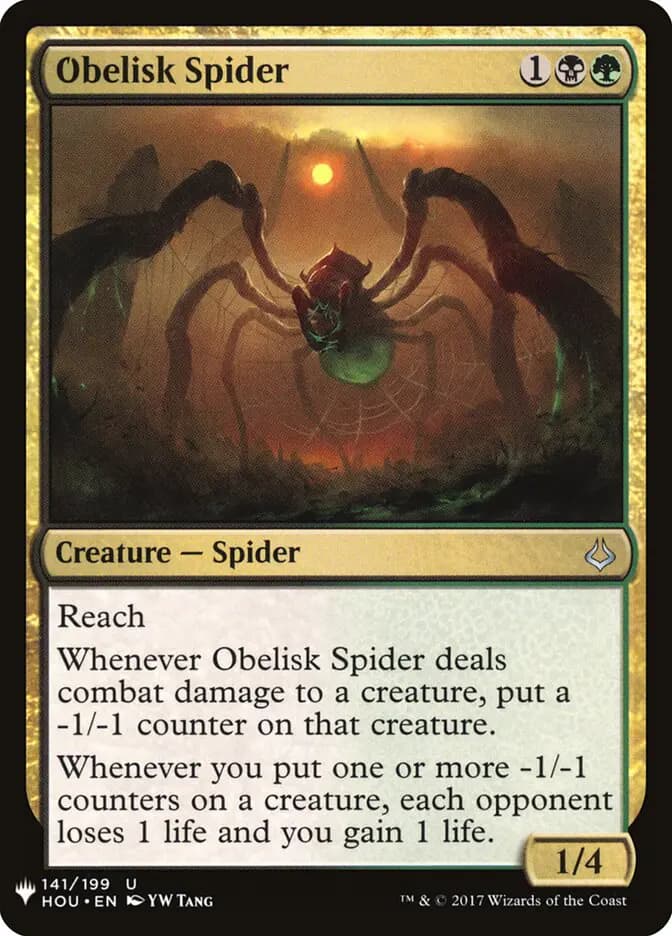 Card image of Obelisk Spider