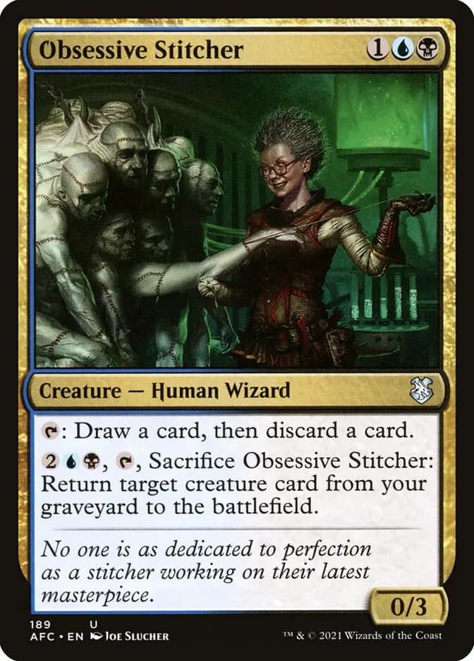 Card image of Obsessive Stitcher