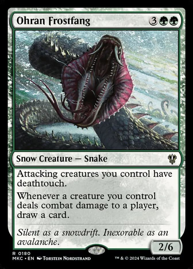 Card image of Ohran Frostfang