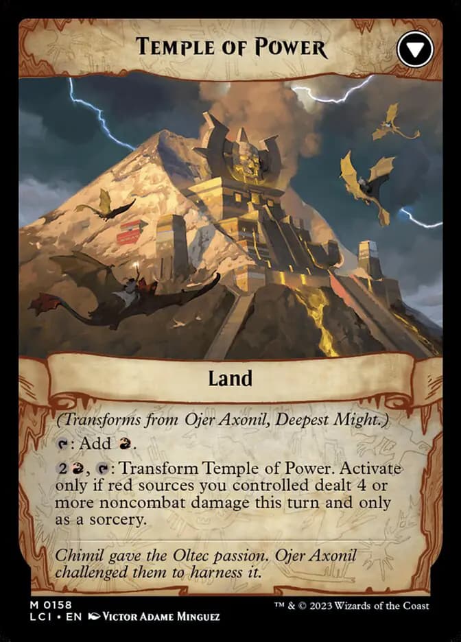 Card image of Ojer Axonil, Deepest Might / Temple of Power