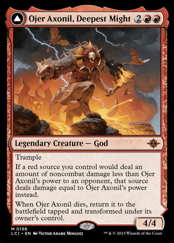 Card image of Ojer Axonil, Deepest Might / Temple of Power