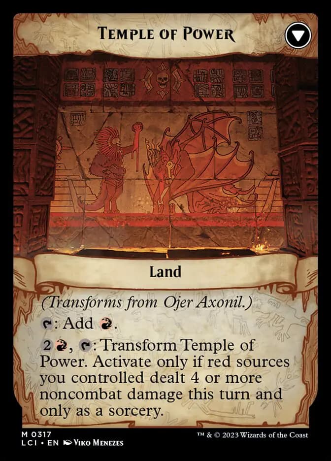 Card image of Ojer Axonil, Deepest Might / Temple of Power