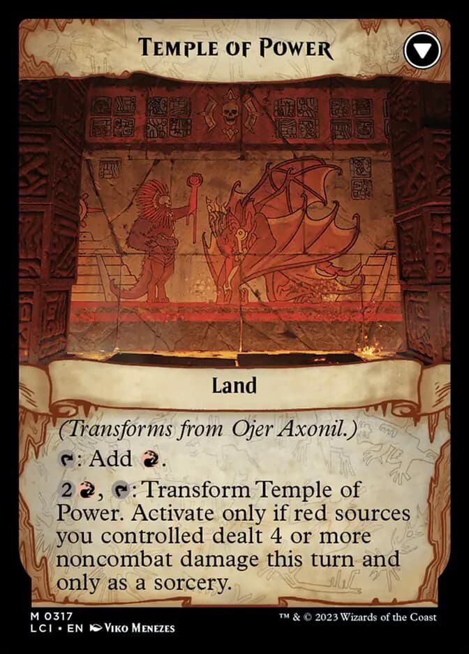 Card image of Ojer Axonil, Deepest Might / Temple of Power