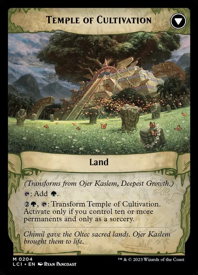 Card image of Ojer Kaslem, Deepest Growth / Temple of Cultivation