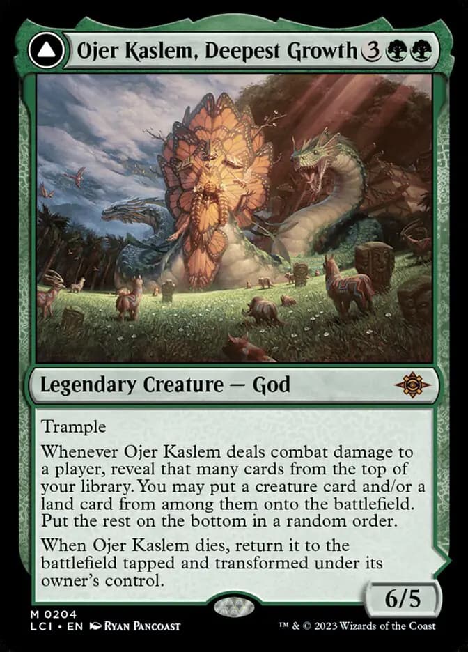 Card image of Ojer Kaslem, Deepest Growth / Temple of Cultivation