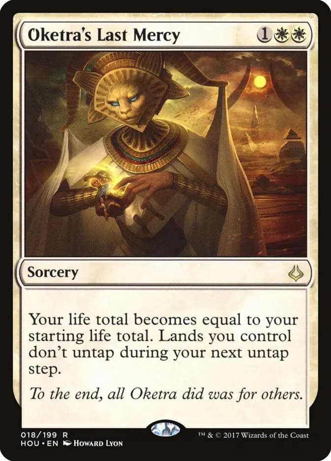 Card image of Oketra's Last Mercy