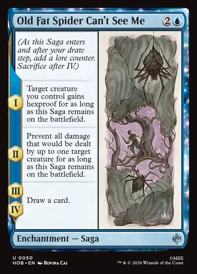 Card image of Old Fat Spider Can't See Me