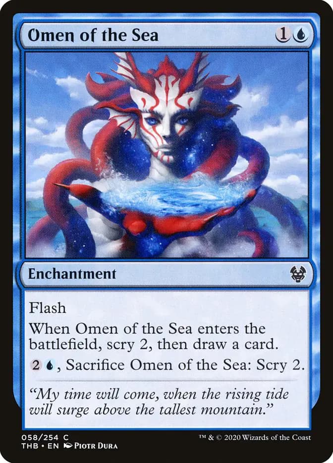 Card image of Omen of the Sea