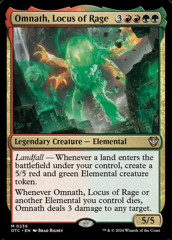 Card image of Omnath, Locus of Rage