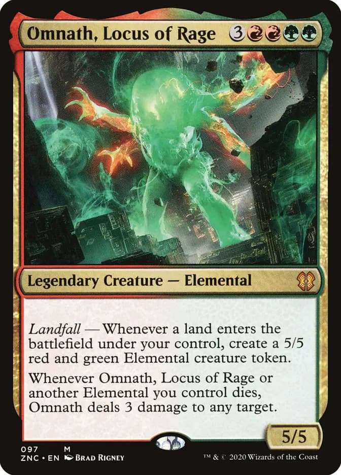 Card image of Omnath, Locus of Rage