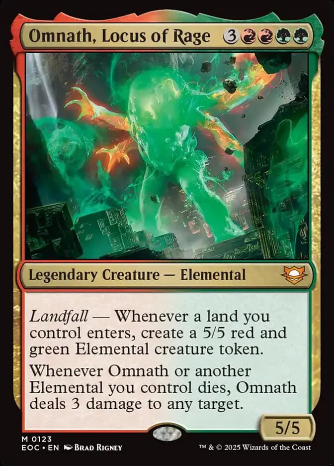 Card image of Omnath, Locus of Rage