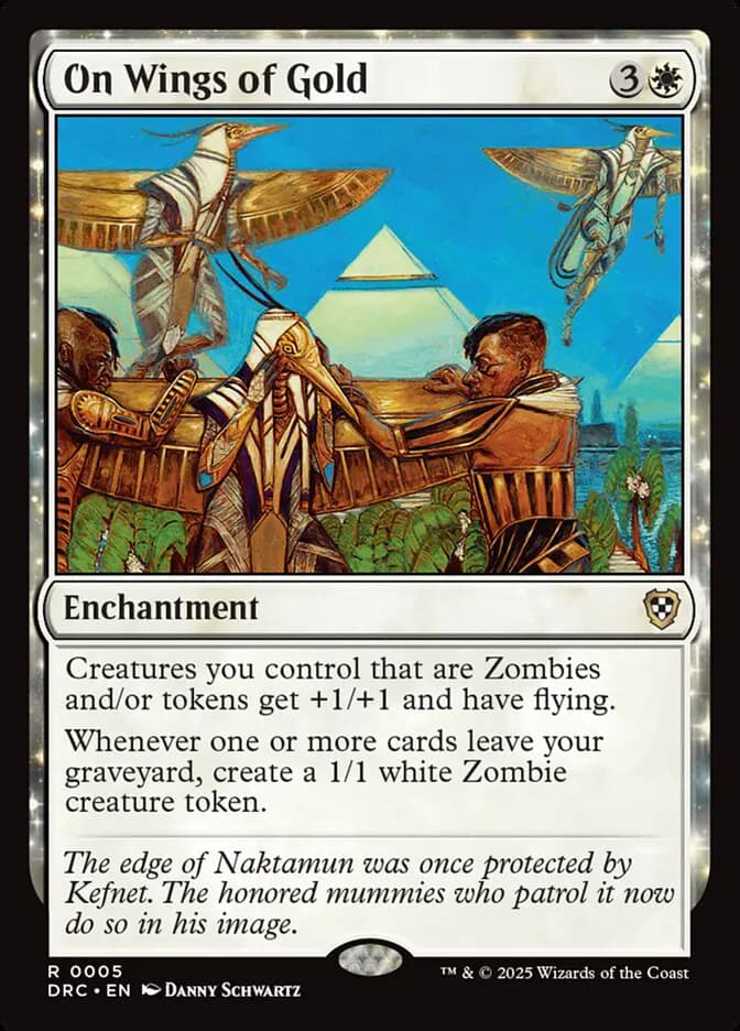 Card image of On Wings of Gold