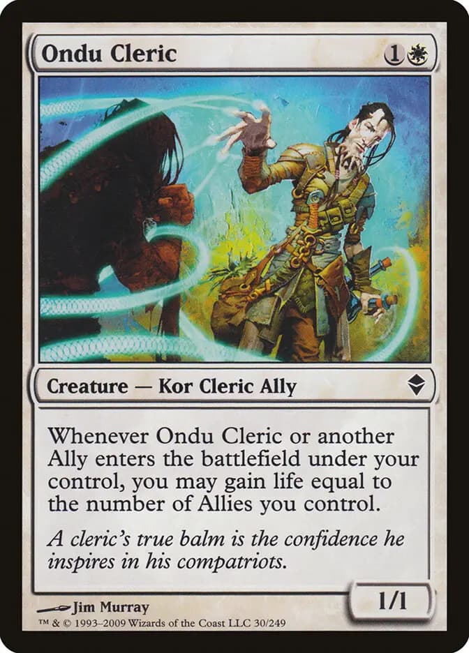 Card image of Ondu Cleric