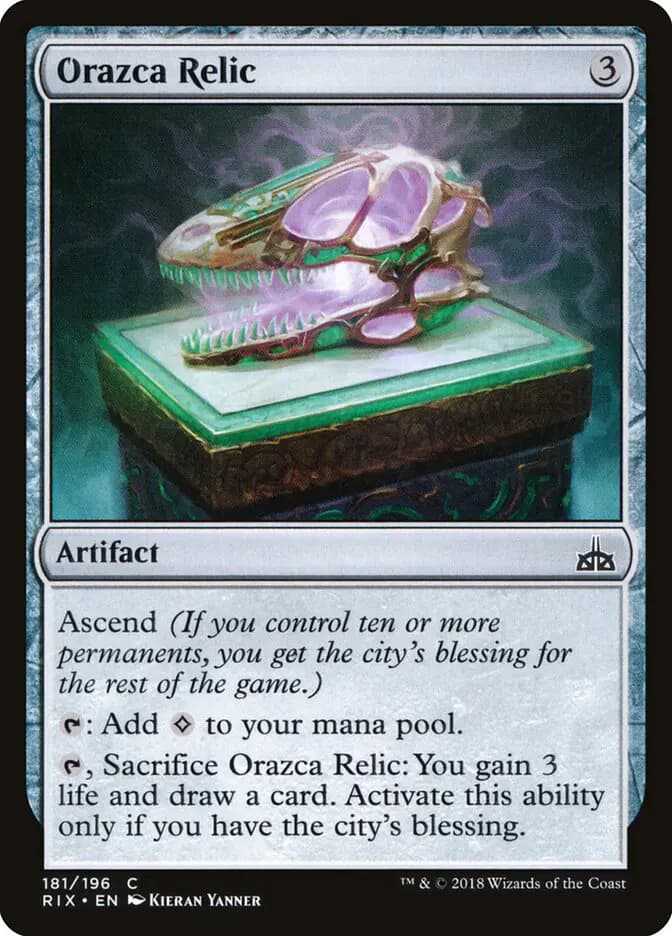 Card image of Orazca Relic