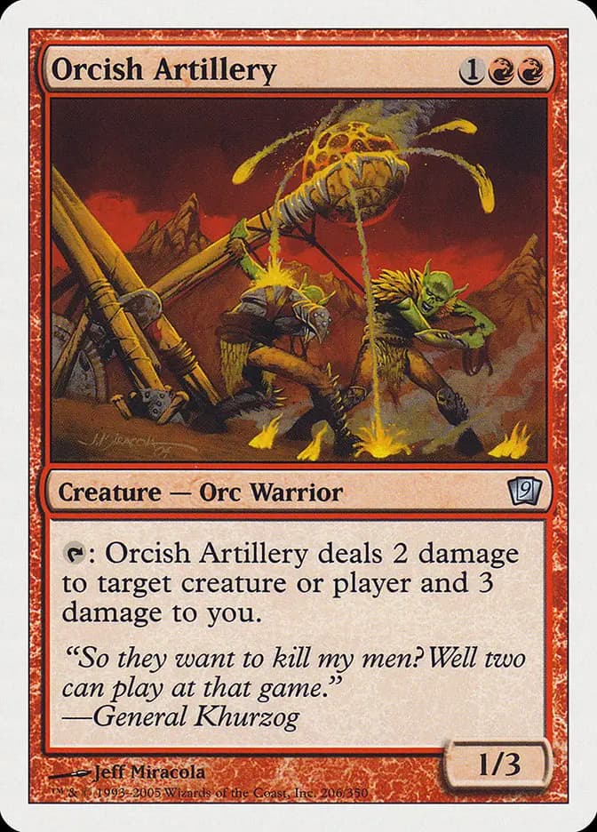 Card image of Orcish Artillery